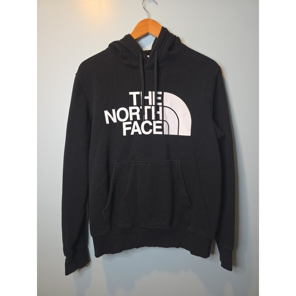 The North Face Hoodie Unisex Black Small Pullover Sweatshirt Warm Cozy‎ Layering